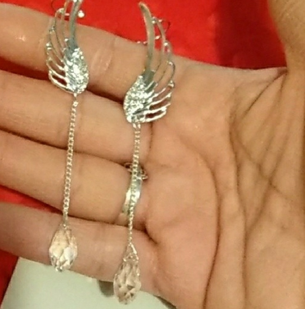 COPY - Silver plated ear cuff earrings